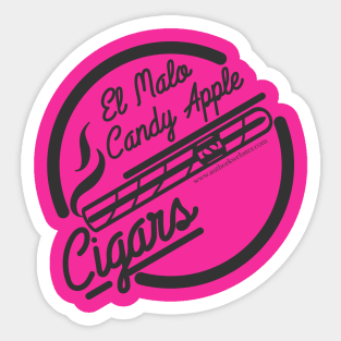 El Malo Candy Apple Cigars Sticker